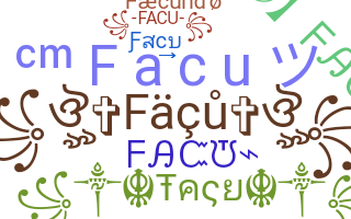 ชื่อเล่น - facu