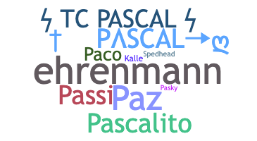 ชื่อเล่น - Pascal