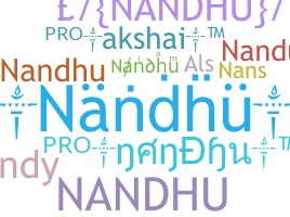 ชื่อเล่น - Nandhu