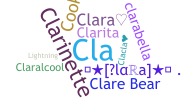 ชื่อเล่น - Clara