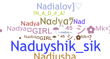 ชื่อเล่น - Nadya