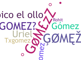 ชื่อเล่น - Gomezz
