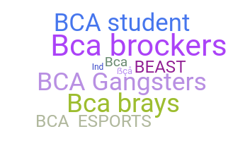 ชื่อเล่น - BCA