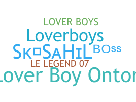 ชื่อเล่น - loverboys