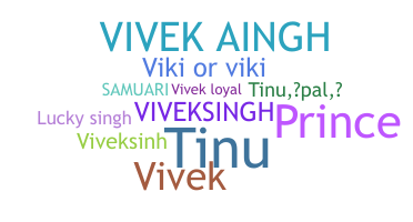 ชื่อเล่น - VivekSingh