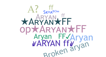 ชื่อเล่น - Aryanff
