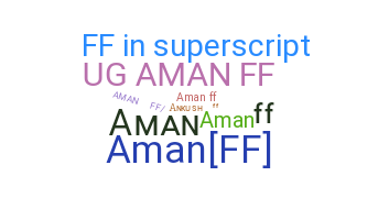 ชื่อเล่น - AMANFF