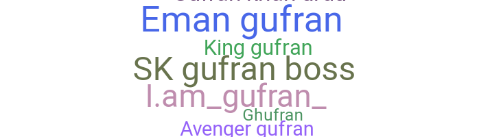 ชื่อเล่น - Gufran