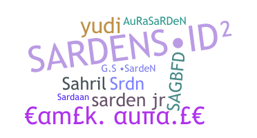 ชื่อเล่น - Sarden