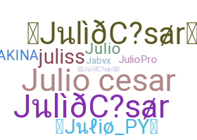 ชื่อเล่น - JulioCesar