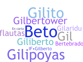 ชื่อเล่น - Gilberto