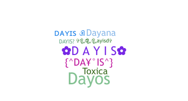 ชื่อเล่น - Dayis