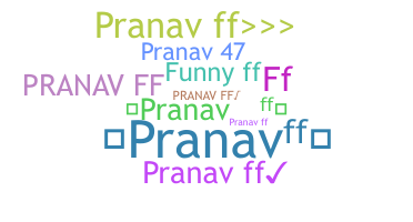 ชื่อเล่น - Pranavff