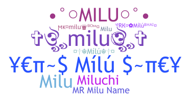 ชื่อเล่น - milu