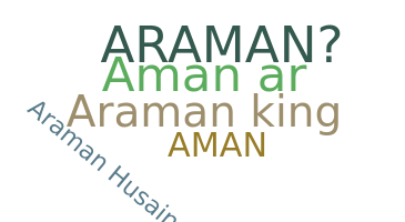 ชื่อเล่น - Araman