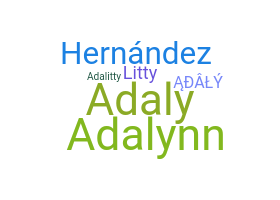 ชื่อเล่น - ADaly