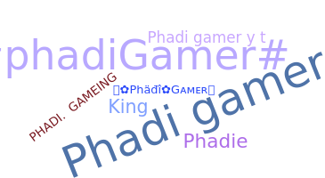 ชื่อเล่น - PhadiGamer