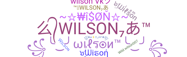 ชื่อเล่น - Wilson
