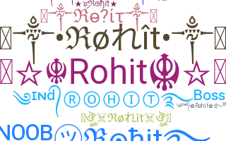 ชื่อเล่น - Rohit