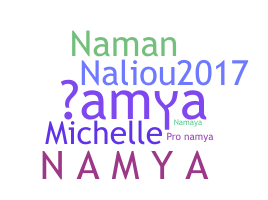 ชื่อเล่น - Namya