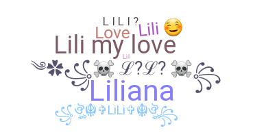 ชื่อเล่น - Lili