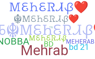ชื่อเล่น - meherab