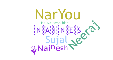 ชื่อเล่น - Nainesh