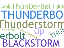 ชื่อเล่น - ThunderBolt