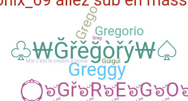 ชื่อเล่น - Gregory