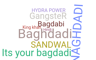 ชื่อเล่น - Bagdadi