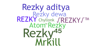 ชื่อเล่น - Rezky