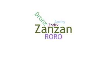 ชื่อเล่น - Zandro