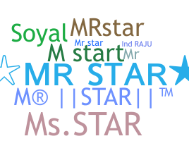 ชื่อเล่น - MrStaR