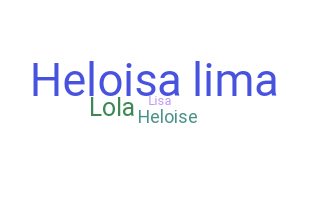 ชื่อเล่น - Heloisa