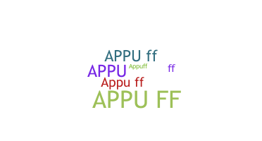 ชื่อเล่น - AppuFF