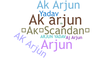 ชื่อเล่น - Akarjun