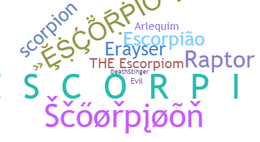 ชื่อเล่น - escorpion