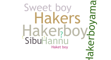 ชื่อเล่น - hakerboy