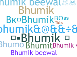 ชื่อเล่น - bhumik