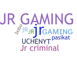 ชื่อเล่น - JrGaming