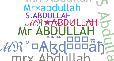 ชื่อเล่น - MrAbdullah