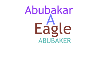 ชื่อเล่น - Abubaker