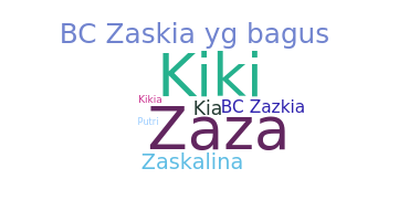 ชื่อเล่น - Zaskia