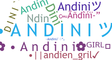 ชื่อเล่น - Andini