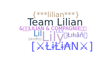 ชื่อเล่น - Lilian