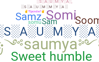 ชื่อเล่น - Saumya