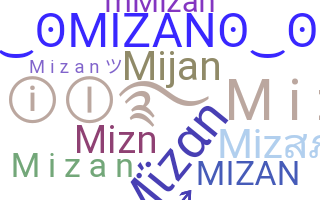 ชื่อเล่น - Mizan