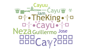 ชื่อเล่น - Cayu