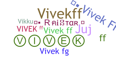 ชื่อเล่น - VivekFF