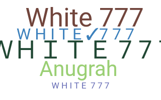 ชื่อเล่น - White777